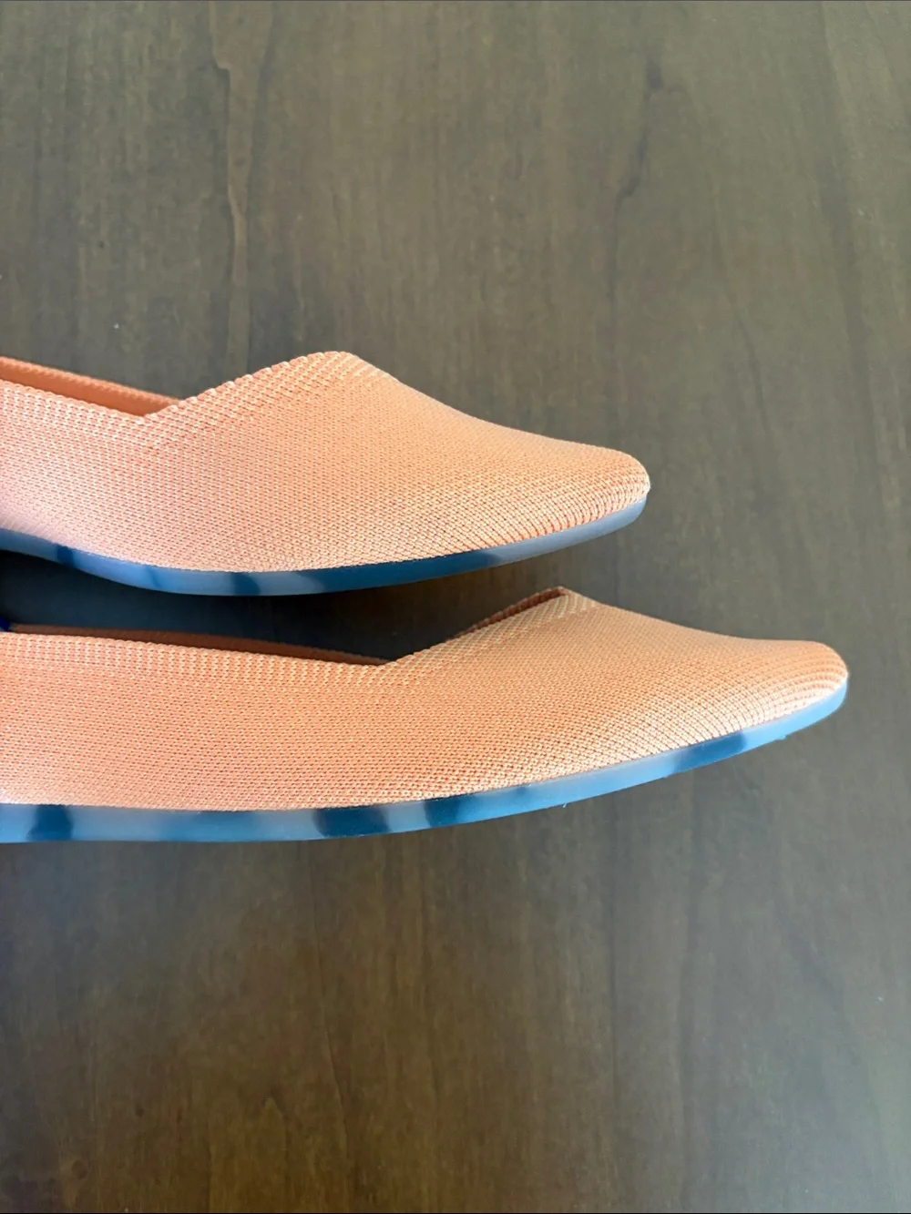 Women’s Rothy’s The Point flat, size 8, orange